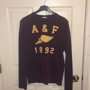Burgundy long sleeve from Abercrombie & Fitch